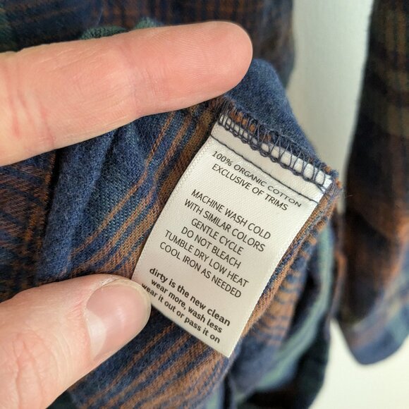 Toad & Co Camas Flannel Shirtdress plaid - Picture 10 of 11